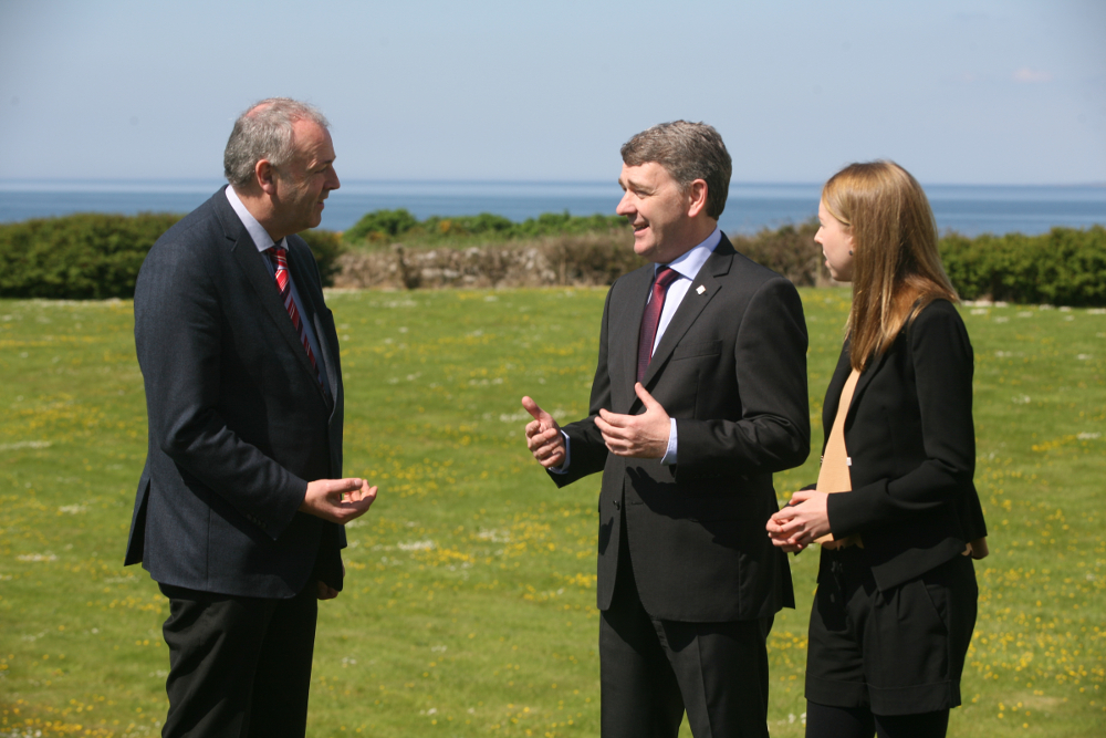 Pictured: Gerard Fleming, Head of General Forecasting, Met Éireann, Peter Heffernan, Chief Executive, Marine Institute, and Eleanor O’Rourke, Oceanographic Services Manager, Marine Institute